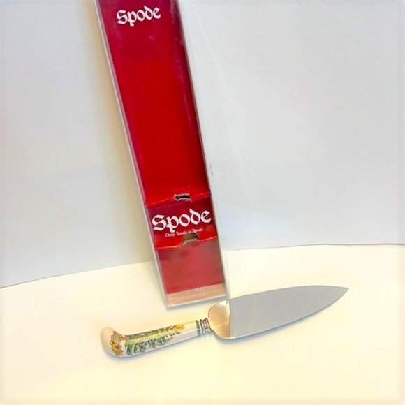 Spode Christmas Tree Pastry Server - Picture 2 of 3